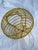 Mid 20th Century Mid-Century Yellow Egg Wire Basket With Handle For Sale - Image 5 of 6