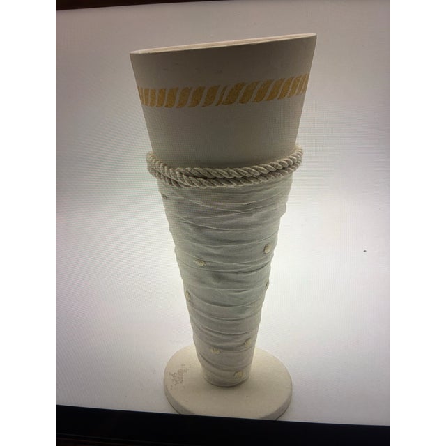 1970s 1970s Emilio Robba Signed Decorative Art Vase – 10.25” For Sale - Image 5 of 7