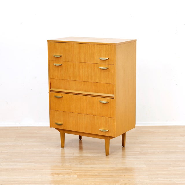 Mid-Century Modern 1960s Mid Century Tallboy Dresser by Symbol Furniture, Attributed For Sale - Image 3 of 9
