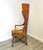 1970s 1970s French Revival Porter’s Canopy Chair in Fruitwood and Ochre Velvet For Sale - Image 5 of 11