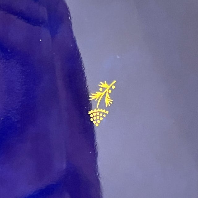 Cobalt Blue Porcelain Vase from Nationale De Sevres, France, 1960 For Sale - Image 14 of 17