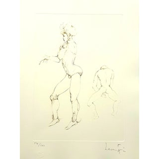 Leonor Fini - Playing - Original Handsigned Lithograph 1986 For Sale