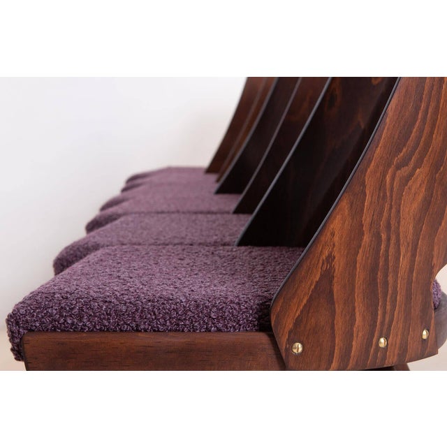 Model 514 Dining Chairs attributed to R. Hofman for Ton, 1960s, Set of 4 For Sale - Image 12 of 16