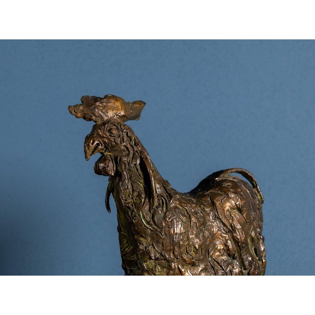 Unknown, Rooster, 1979, Bronze For Sale - Image 3 of 7