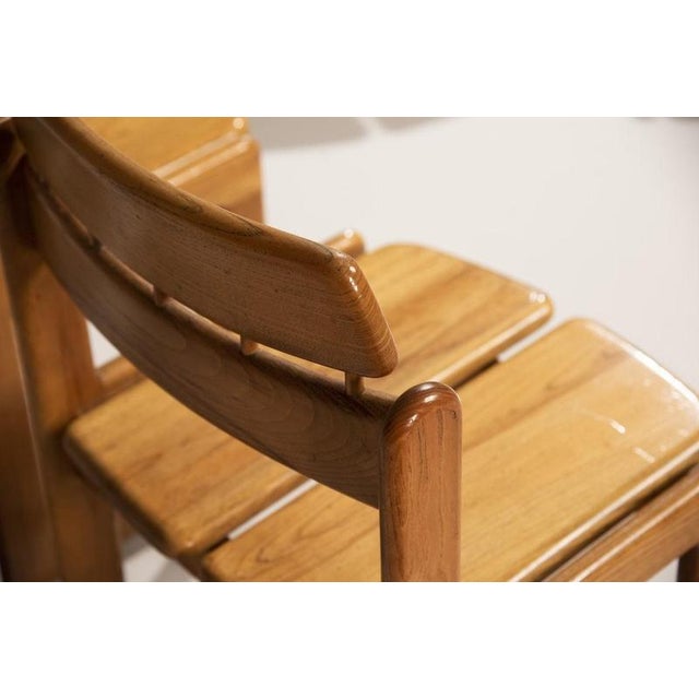 Table and chairs by Ilmari Tapiovaara for Fratelli Montina, 1970s, Set of 9 For Sale - Image 3 of 18