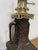 Late 19th Century Pair, Aesthetic Movement Style East Asian Bronze Floral-Repoussé Table Lamps For Sale - Image 5 of 10