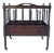 Antique Canterbury Magazine Rack on Casters For Sale