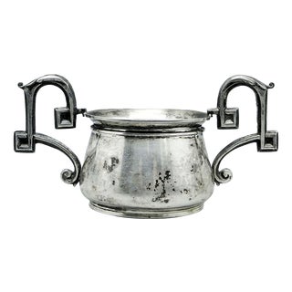 Biedermeier Silver Sugar Bowl, Austria, 19th Century For Sale