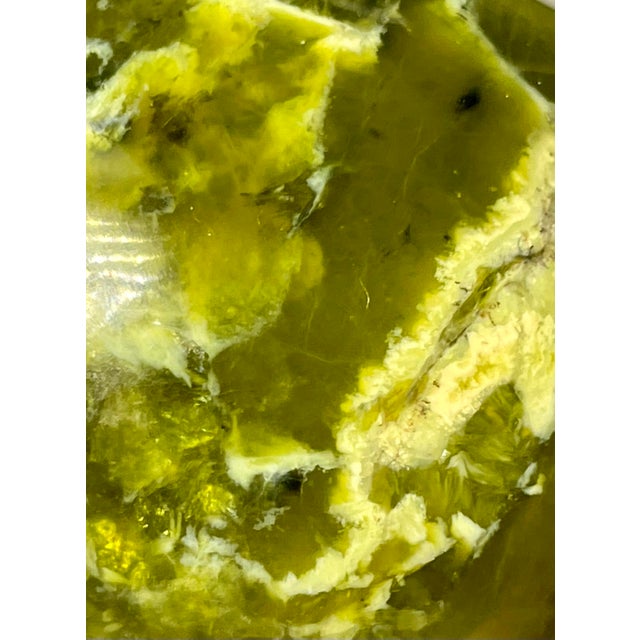 Gemstone Early 1900s Natural Translucent Jade Bowenite Carved Fengshui Dragon Tea Pot. For Sale - Image 7 of 11