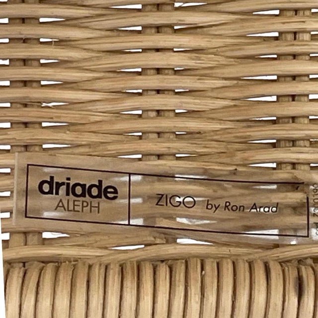 Brown Model Zigo Chair by Ron Arad for Driade, 1990s For Sale - Image 8 of 9
