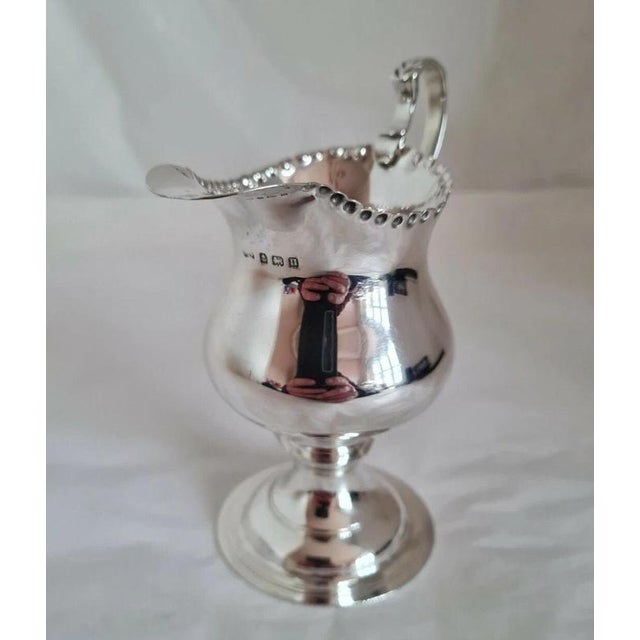 Sterling Silver Cream Jug from Deakin & Francis, Birmingham, 1912 For Sale - Image 11 of 12