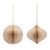 Bring light, airy charm to your holiday décor with this Round Paper Ornament Set. Crafted from paper, these ornaments are...
