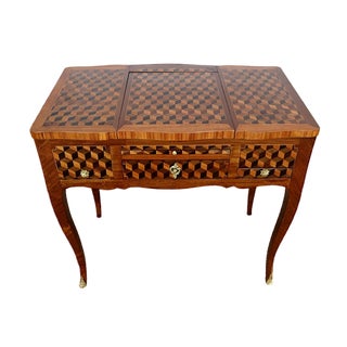 18th Century Marquetry Dressing Table in Wood For Sale