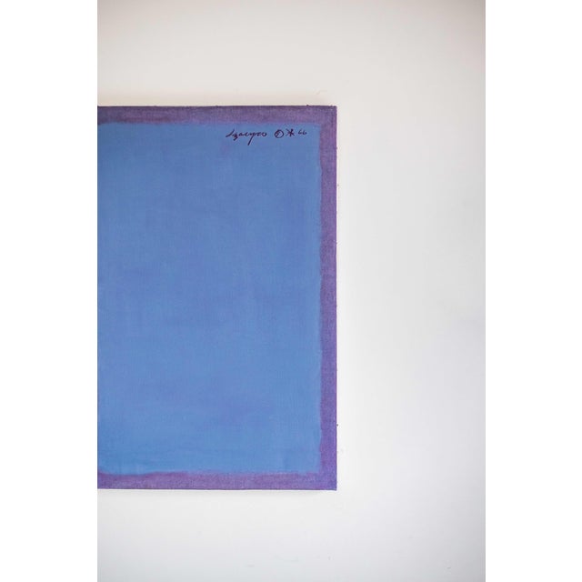 1960's Isaac Jiro Abstract Oil Painting on Canvas For Sale - Image 4 of 11