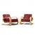 Alvar Aalto Armchair 400 Tank Mid Century Bentwood Lounge Chairs - Pair Each chair measures: 30 wide x 33 deep x 26.25...