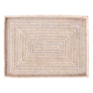 Artifacts Rattan Rectangular Tray For Sale