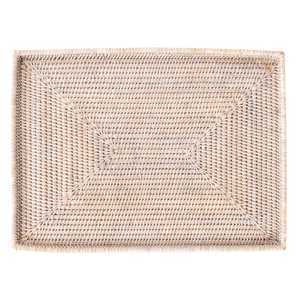 Artifacts Rattan Rectangular Tray
