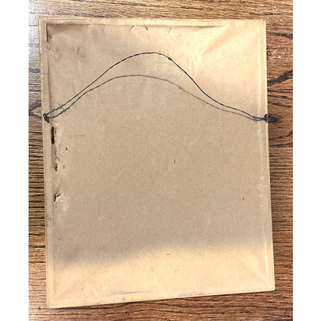 Vintage Chinese Scholar & Attendant Painting on Silk, Bamboo Frame For Sale In New York - Image 6 of 9