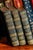 An exceptional find for the literary collector, this complete three-volume antique miniature book set, Lives of Scottish...