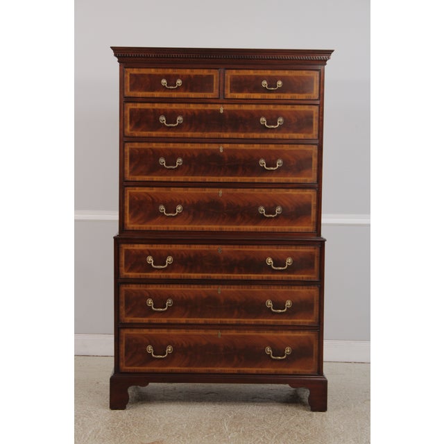 Age: c. 2009 Details: Model 372 Finish 29 2 Piece Construction High Quality Construction Large Impressive Chest Nice Inlay...