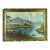 Antique English Framed Highland Loch Landscape With Castle, Signed 'Tr Sanderson' For Sale