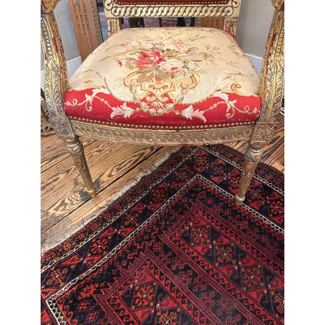 Giltwood & Tapestry Armchair For Sale - Image 15 of 16