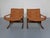 1960s Mid-Century Modern Siesta Table and Leather Chairs by Ingmar Relling for Westnofa, Norway, 1960s, Set of 3 For Sale - Image 5 of 18