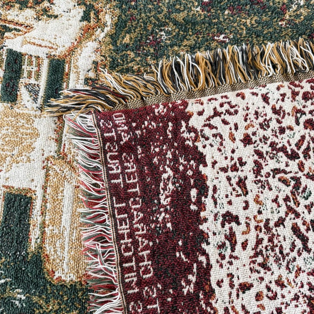 Vintage Chatham Mills “Gone With the Wind” Tapestry Throw Blanket For Sale - Image 9 of 10