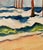 Beach landscape by Virginia artist Arthur Sembler (1911/12-1979). Watercolor on artist board, signed lower left. Arthur...