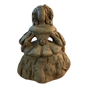 Folk Art Figurine of Woman in Dress