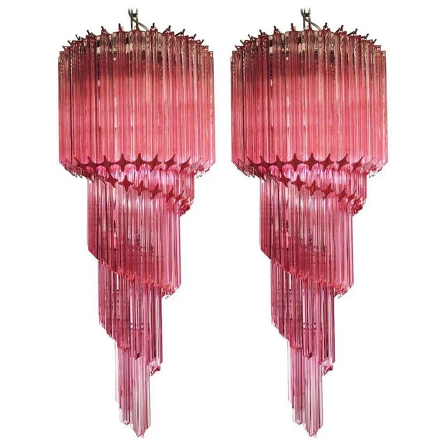 Murano Glass Chandeliers, Set of 2 For Sale - Image 12 of 12