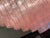 2020s Contemporary Pink "Tronchi" Murano Glass Chandelier in Venini Style For Sale - Image 5 of 12