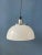 White Vintage White Faro Acrylic Glass Pendant Lamp from Guzzini For Sale - Image 8 of 11