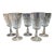Late 20th Century Waterford Crystal Kenmare Water Goblets Set of 5 Signed Ireland For Sale