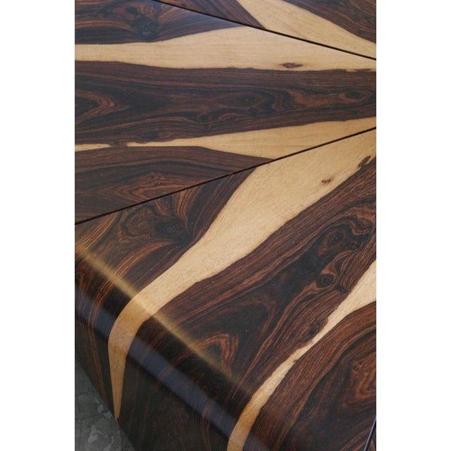 Petala Coffee Table in Cocobolo Wood by Jorge Zalszupin for l'Atelier Brazil, 1959 For Sale - Image 6 of 10