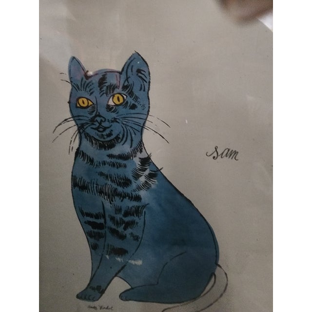 Cats Name Sam" Print -Add a perfect pop of color to your space with this official, professionally framed estate print from...