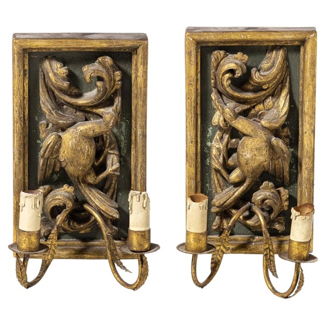 Italian Sconces, 18th Century, Set of 2 For Sale