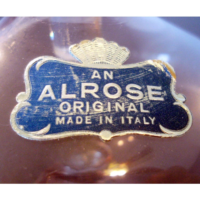 1920s Alrose Purple and Clear Perfume Bottle Chairish