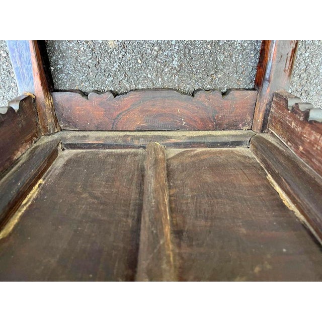 Wood 19th Century Antique Rosewood Plant Stand Side Table For Sale - Image 7 of 10