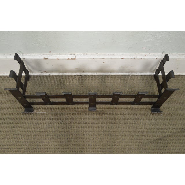 Arts & Crafts Hammered Iron Fireplace Fender Chairish