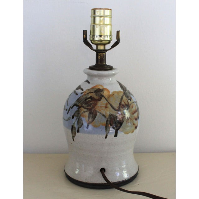 Vintage Pottery Table Lamp Chairish
