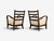 German Modern, Lounge Chairs, Oak, Beige Shearling, Germany, 1940s For Sale - Image 11 of 13