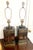 Vintage Asian Fredrick Cooper Tin Tea Table Lamp - a Pair For Sale - Image 9 of 11