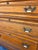 1980s Dixie Furniture Recollections Rustic Country French Solid Oak Chest With Oval Table Mirror For Sale - Image 12 of 12