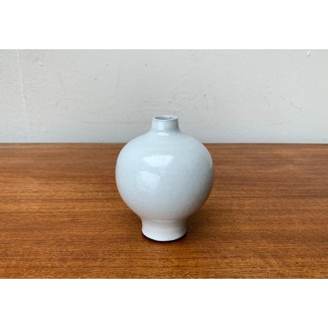 Brown Mid-Century German Studio Pottery Vase from BKW Böttger Keramik Wandsbek, 1960s For Sale - Image 8 of 17
