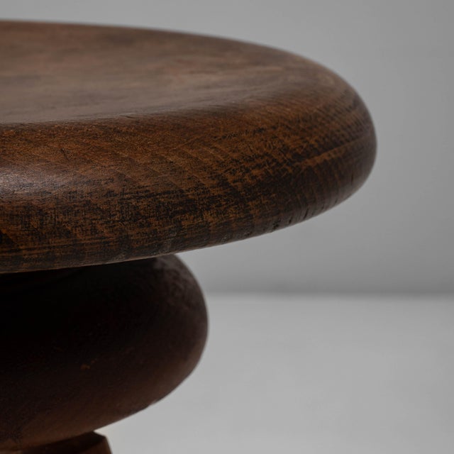 1920s French Adjustable Swivel Stool With Tripod Base For Sale - Image 12 of 18