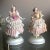 Larger Figurines in Debutant Attire, Entirely Dresden Porcelain Including Lace For Sale - Image 10 of 10