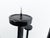 Large Brutalist Tripod Chandelier in Hammered Wrought Iron, Europe, 1960 For Sale - Image 6 of 11