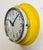 Industrial Vintage Yellow Ships Wall Clock from Citizen, 1970s For Sale - Image 3 of 18