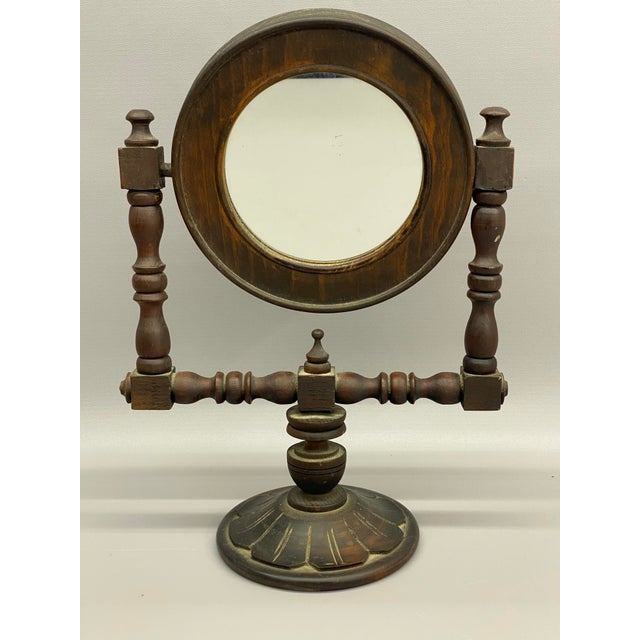 Sweet Spanish Colonial carved dresser mirror hand made and carved in Mexico. Purchased in 1968 by the previous owner and...